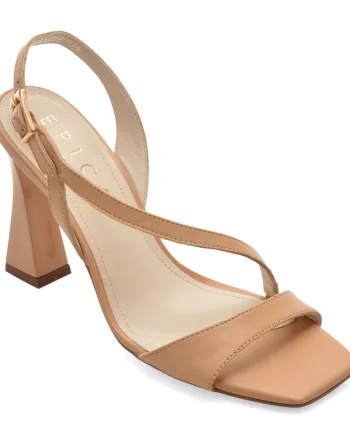 Sandale elegante EPICA nude, 1202835, din piele naturala