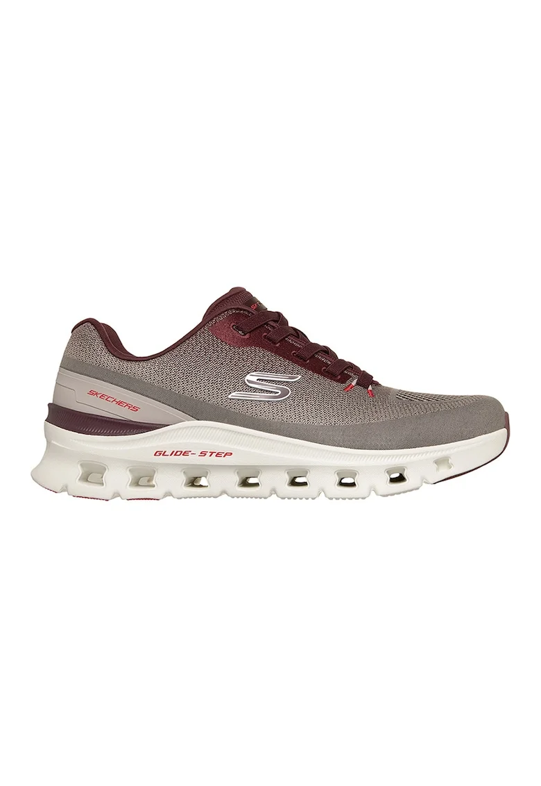Pantofi sport low-cut Glide-Step Pro Waverra, Visiniu/Maro taupe deschis