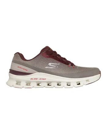 Pantofi sport low-cut Glide-Step Pro Waverra, Visiniu/Maro taupe deschis