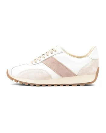 Pantofi sport Patty de piele intoarsa, Roz prafuit, Bej deschis,
