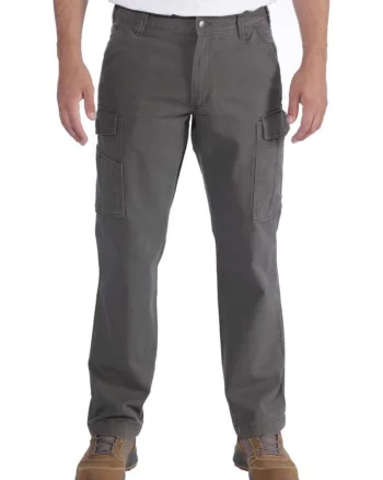 Pantaloni barbati  bumbac maro Rigby Shadow, Maro