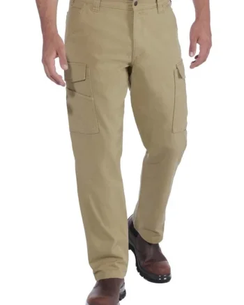 Pantaloni  Rigby, Bumbac, kaki, Kaki