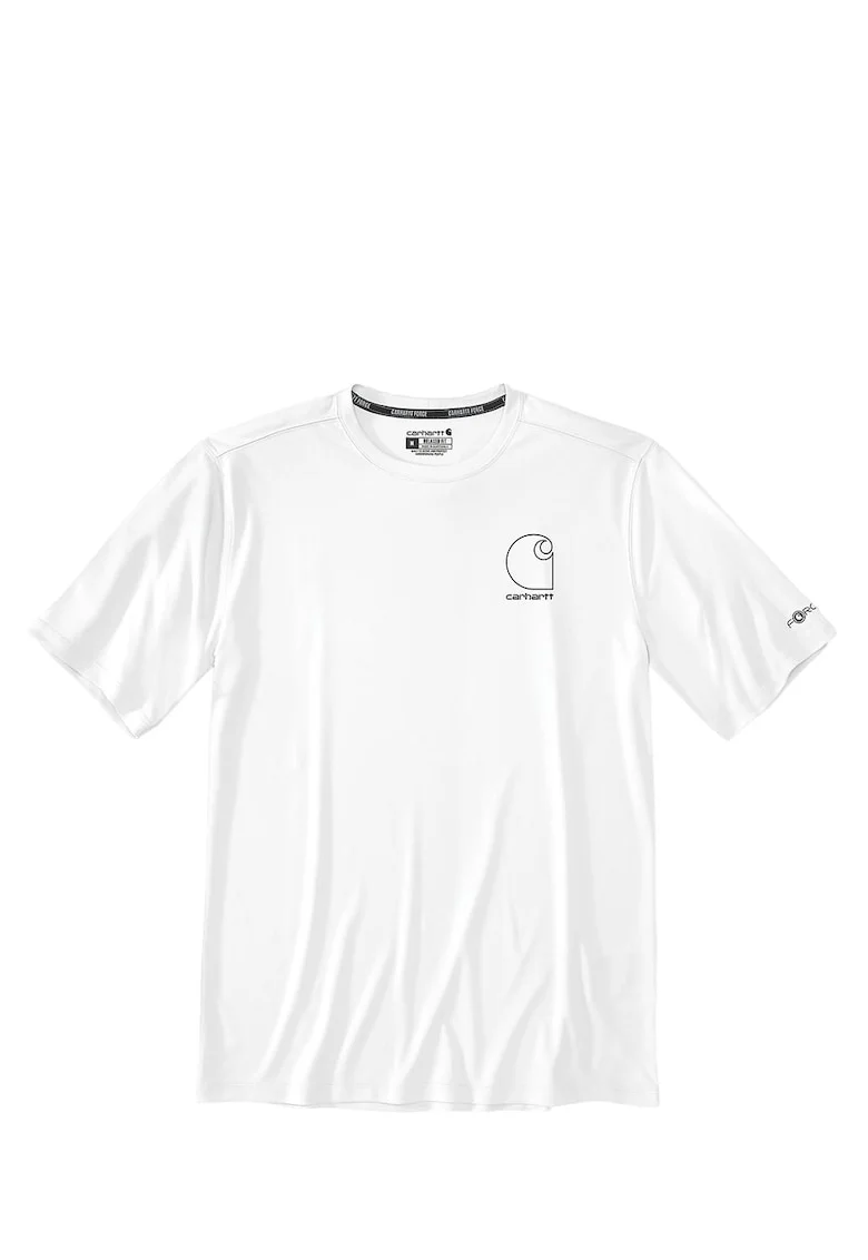 Tricou barbati  Force, alb, tehnologie Sun Defender, material poliester