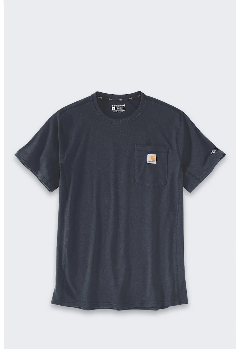 Tricou barbati  Force, material respirabil, cu buzunar, Bleumarin