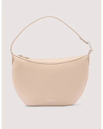 Geanta din piele cu bareta de umar Whippet, Nude rose