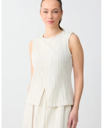 Bluza texturata cu model petrecut, Bej deschis