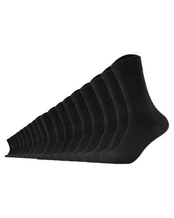 Set de sosete lungi unisex - 18 perechi, Negru