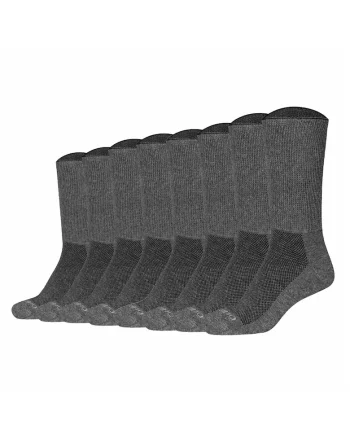 Set de sosete lungi unisex - 8 perechi, Gri inchis