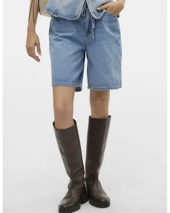 Bermude relaxed fit din denim, Albastru deschis