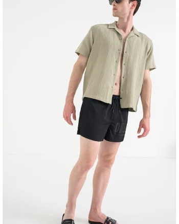 Pantaloni scurti de baie Mario, Negru