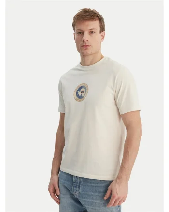 Tricou barbati,  bumbac, 546874, Ecru