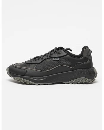 Pantofi sport low-cut cu segmente textile GO1ST, Negru