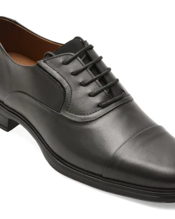 Pantofi eleganti BITE THE BULLET negri, RM105, din piele naturala