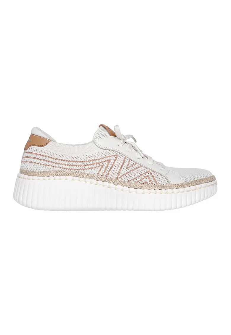 Pantofi sport cu aspect tricotat Wilshire Bellevue, Alb murdar/Bej deschis