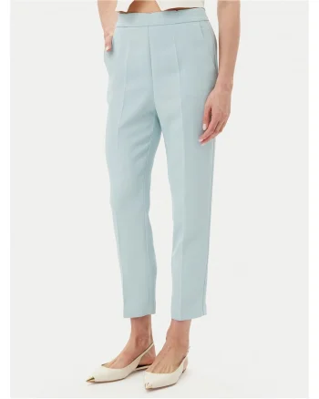 Pantaloni pentru dama  albastru deschis, model elegant