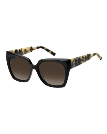 Ochelari de soare butterfly cu lentile in degrade, Negru/Crem