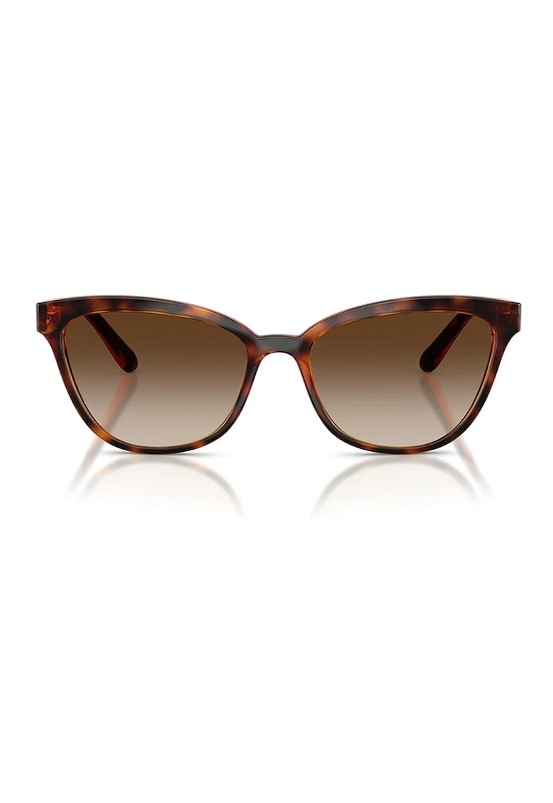 Ochelari de soare butterfly cu lentile in degrade, Maro inchis/Maro scortisoara