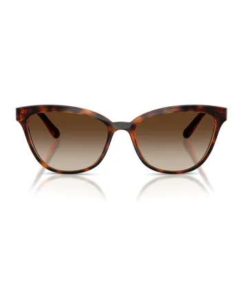 Ochelari de soare butterfly cu lentile in degrade, Maro inchis/Maro scortisoara