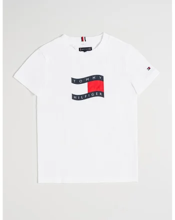 Tricou din bumbac cu imprimeu, Alb