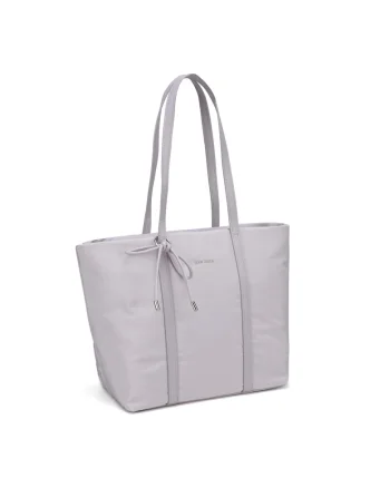 Geanta shopper cu logo Novara Plus, Lila