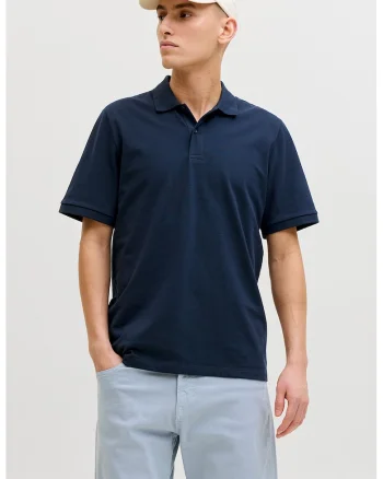 Tricou polo Kane, Bleumarin