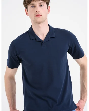 Tricou polo cu croiala regular-fit Resort, Bleumarin