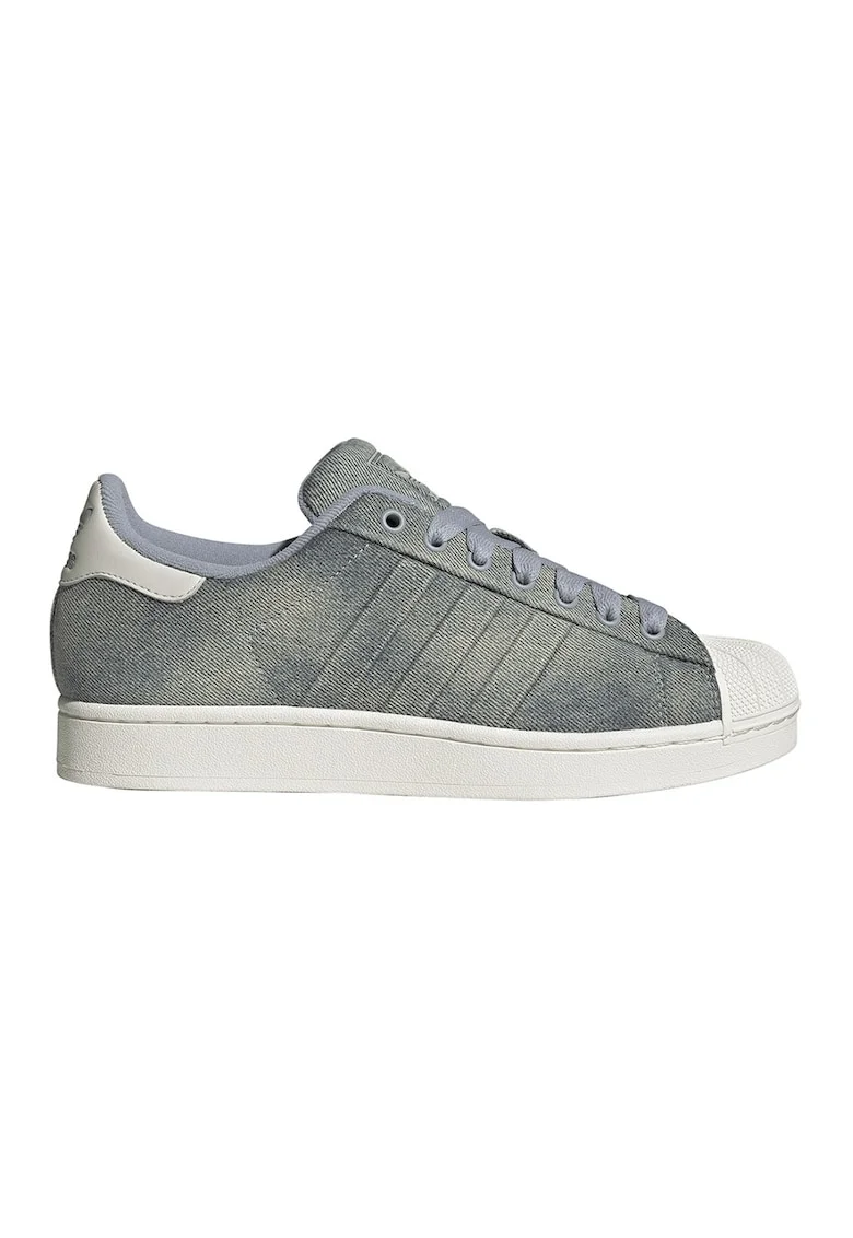 Pantofi sport Superstar II din piele, Albastru inchis/Verde pal/Alb murdar