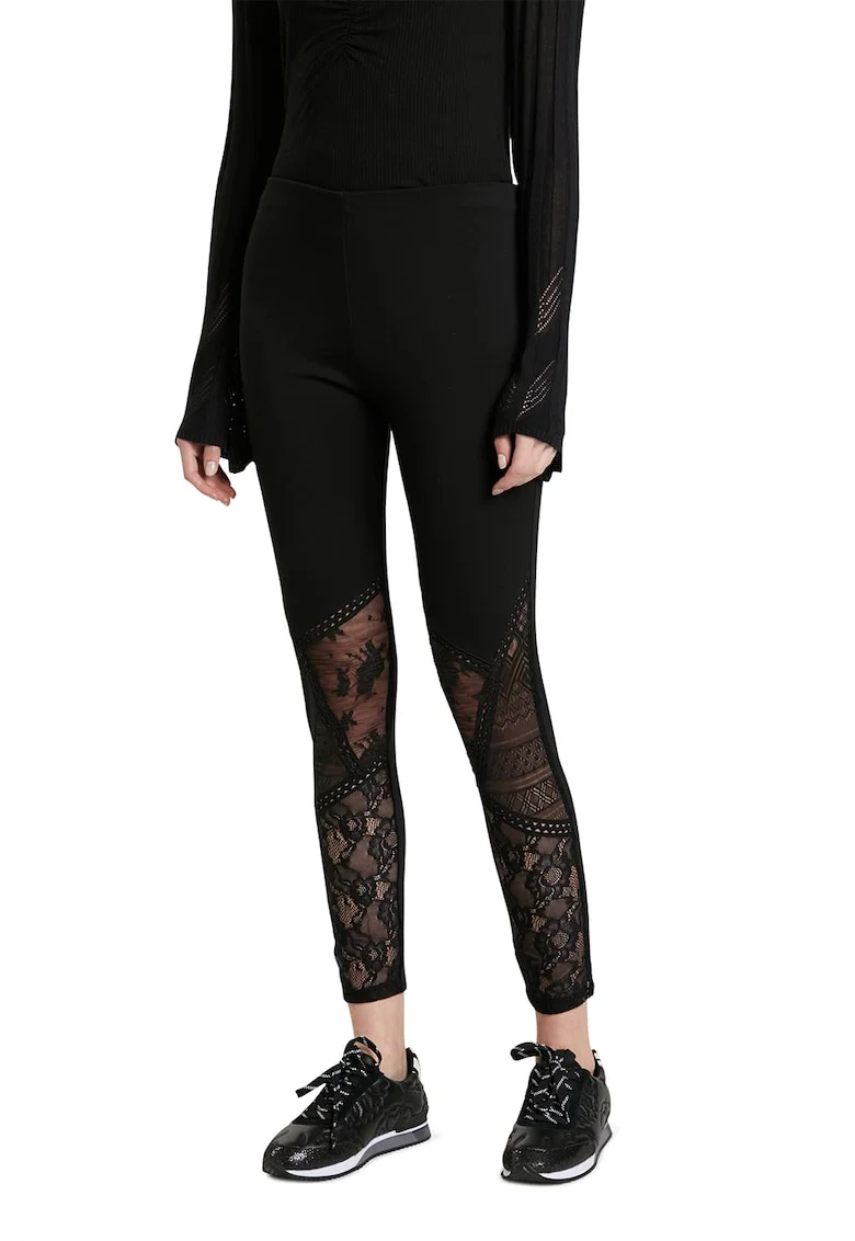 Pantaloni pentru femei,  LEGGINGS VARSOVIA, Negru