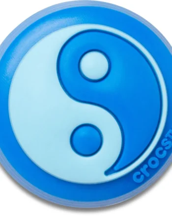 Jibbitz Crocs Light and Dark Blue Yin Yang