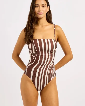 Seafolly costum de baie dintr-o singură piesă pentru femei DD Bandeau