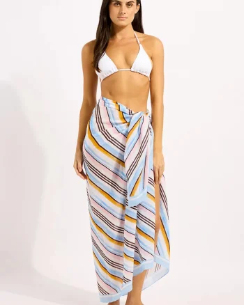 Seafolly fustă de plajă pentru femei Kai Sarong