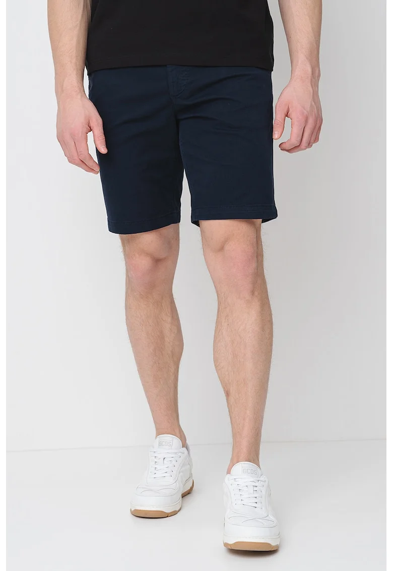 Pantaloni scurti chino slim fit, Albastru ultramarin