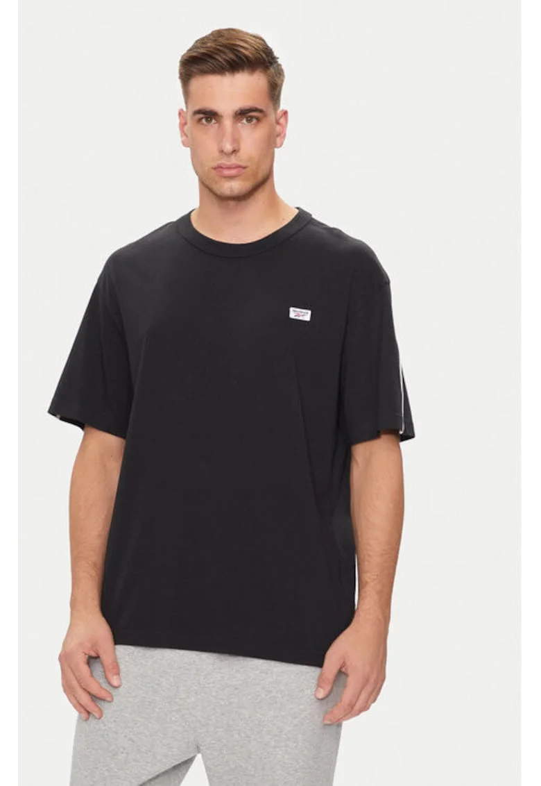 Tricou barbati,  304553158, Bumbac, Negru, Negru