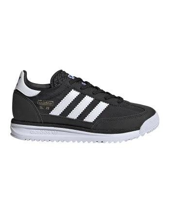 Pantofi sport SL 72 RS cu insertii din plasa, Alb/Negru