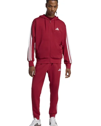 Pantaloni de trening cu logo si snur, Rosu