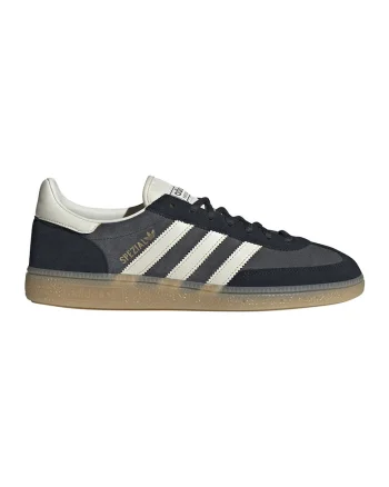 Pantofi din piele intoarsa pentru handbal Spezial, Alb fildes/Negru/Bej deschis