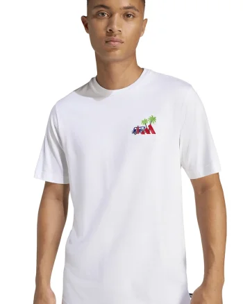 Tricou regular fit din bumbac Mini Surf, Alb