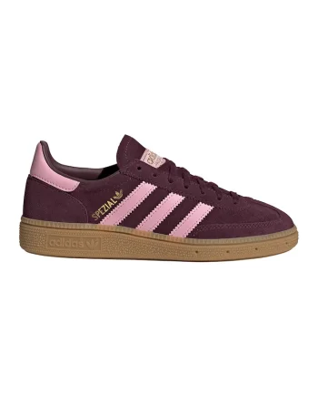 Pantofi sport Spezial low-cut din piele intoarsa pentru handbal, Auriu/Roz deschis/Violet pruna