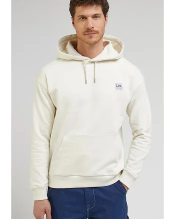 Hanorac barbati,  Ww Hoodie, bumbac, alb,