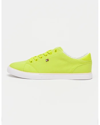 Tenisi cu detaliu logo, Verde lime