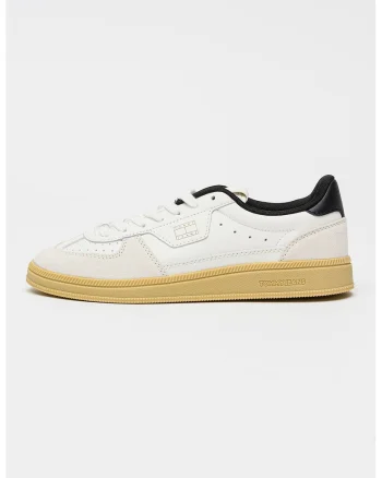 Pantofi sport The Greenwich Edge cu insertii de piele intoarsa, Alb murdar