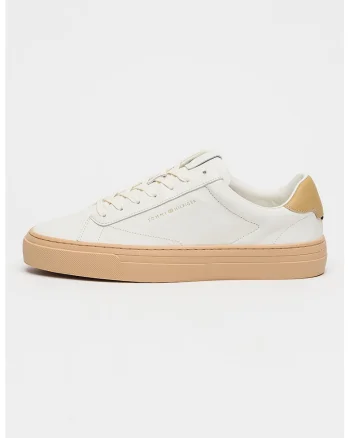 Pantofi sport Premium low-cut de piele, Alb murdar