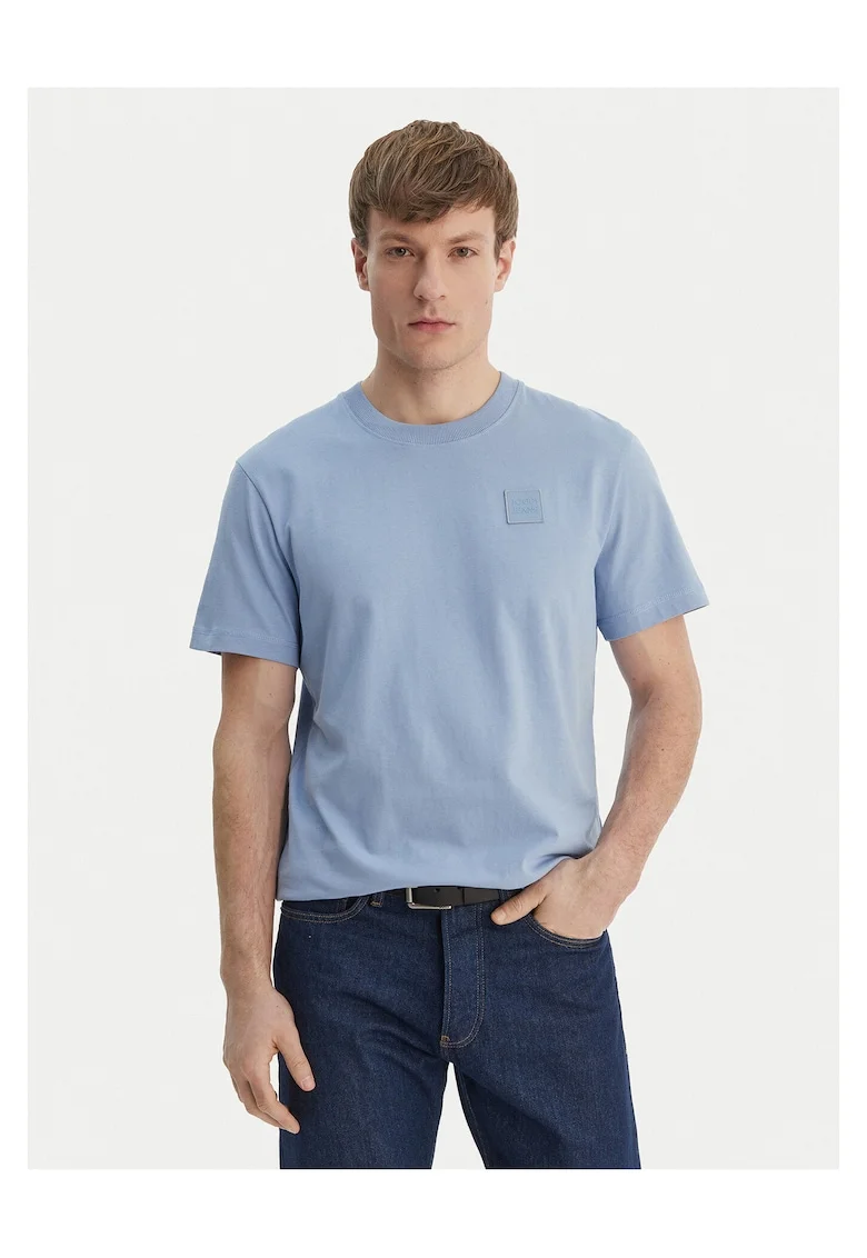 Tricou barbati  albastru deschis, Albastru deschis/Albastru