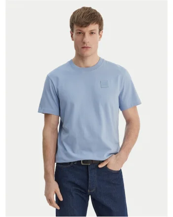Tricou barbati  albastru deschis, Albastru deschis/Albastru