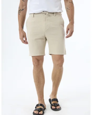 Pantaloni scurti chino din bumbac, Bej