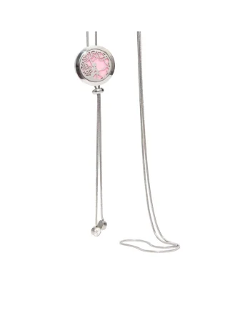 Medalion Aromaterapie,  tip difuzor pentru uleiuri esentiale, model TINKER BELL, cu Lant Snake din Otel Inoxidabil,