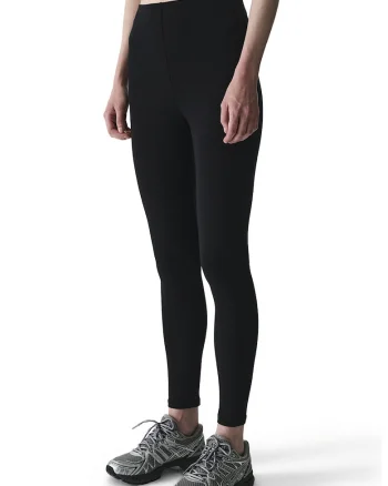 Colanti uni cu talie inalta, Negru,