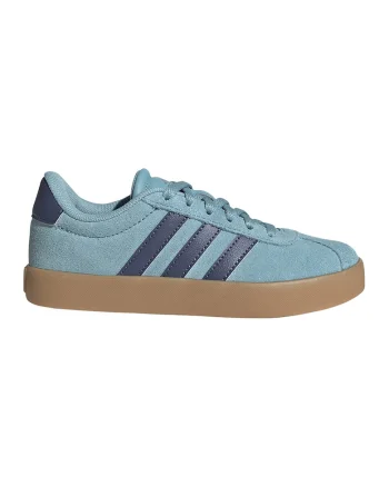 Pantofi sport VL Court 3.0 de piele intoarsa, Turcoaz/Bleumarin