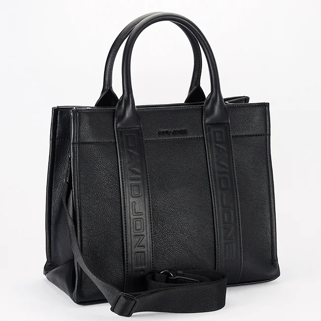 Geanta mare neagra David Jones Paris CM7724-1 16