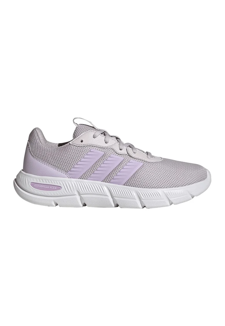 Pantofi sport Cloudfoam Flex cu insertii de piele ecologica, Violet/Lila/Alb optic